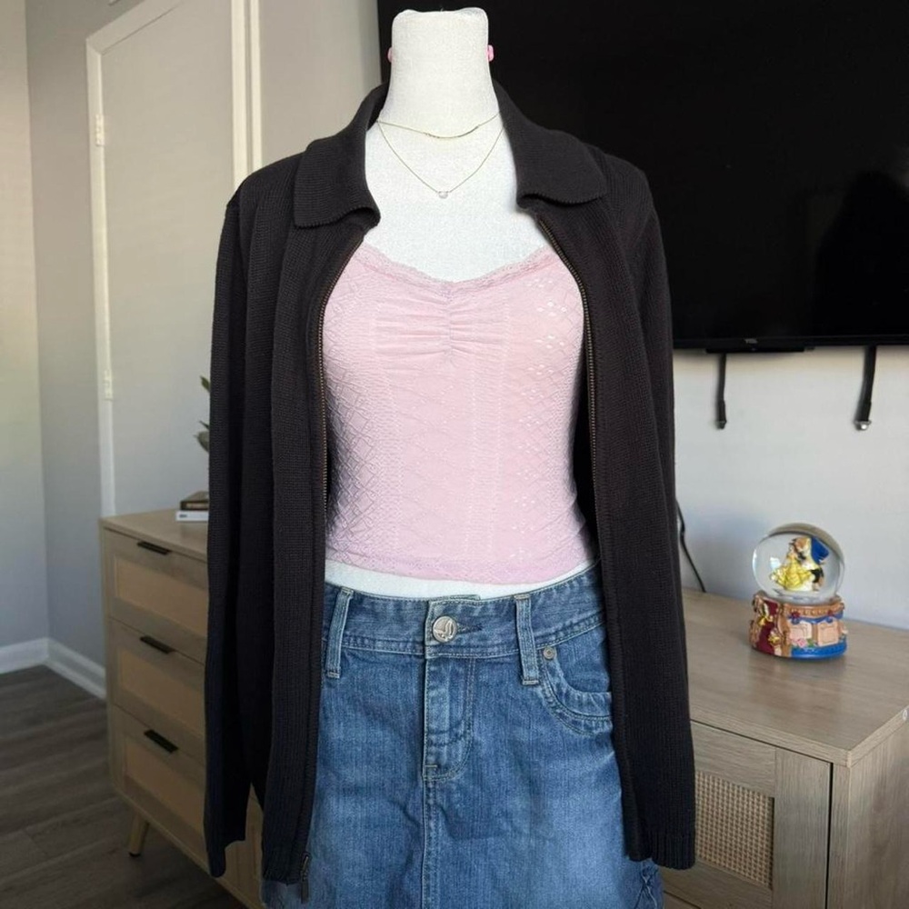 black cotton sweater